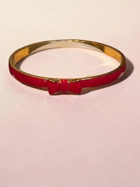 Kate Spade Red Classic Bow Bangle